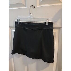 Tranquility Women's Athletic Fitness Casual Black Skort Skirt Size Small